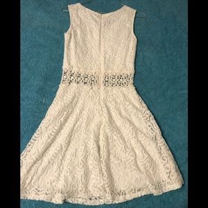 White wedding reception dress